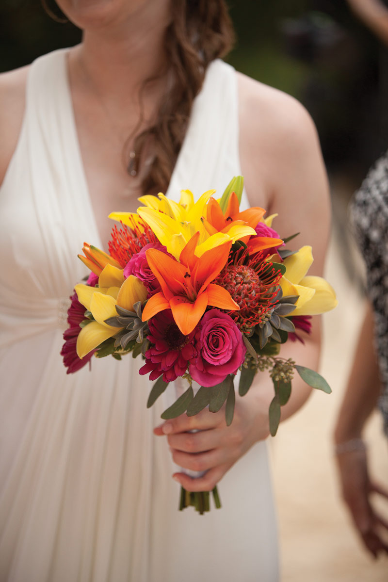 Bridal flower bouquet 