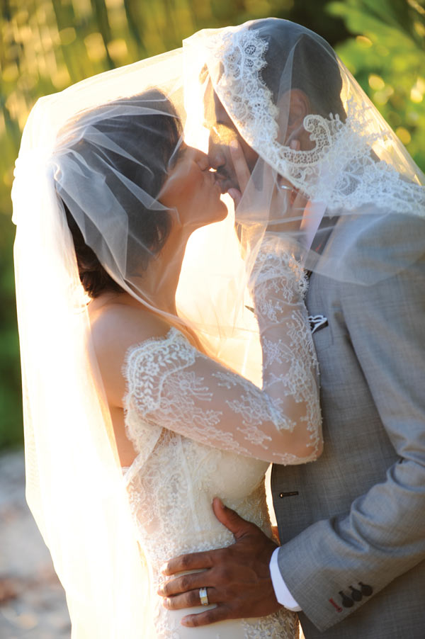 Couple kissing