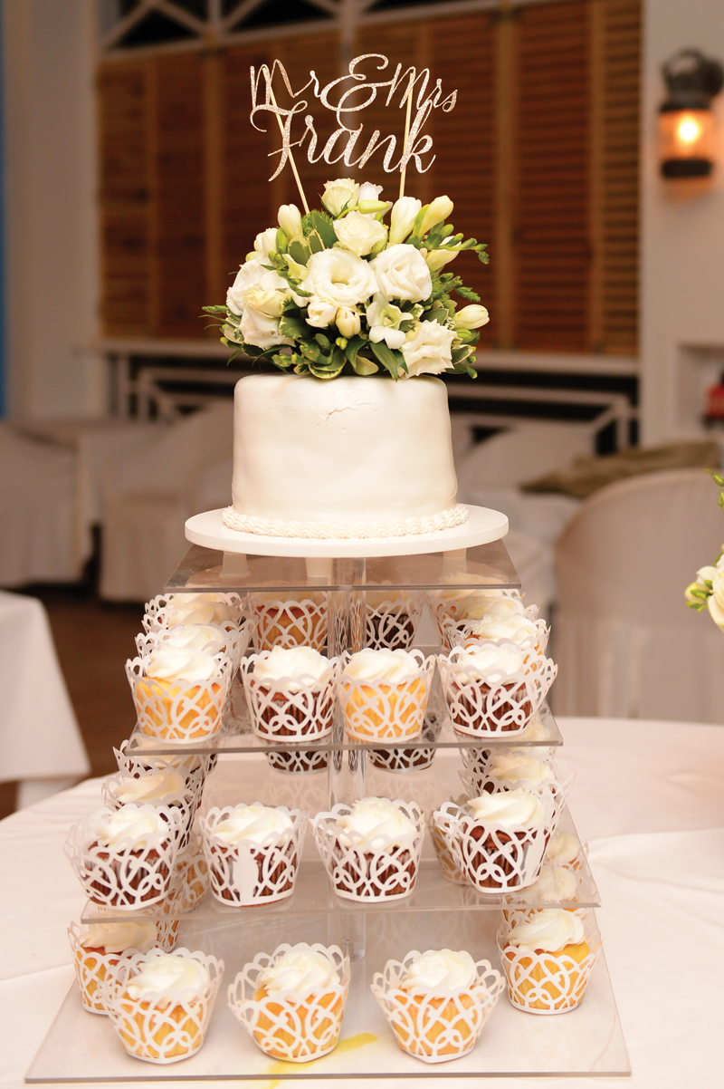 Designer wedding cake