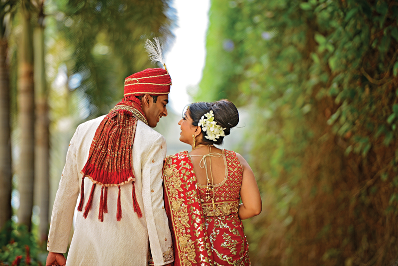 Photo shoot of wedding couple