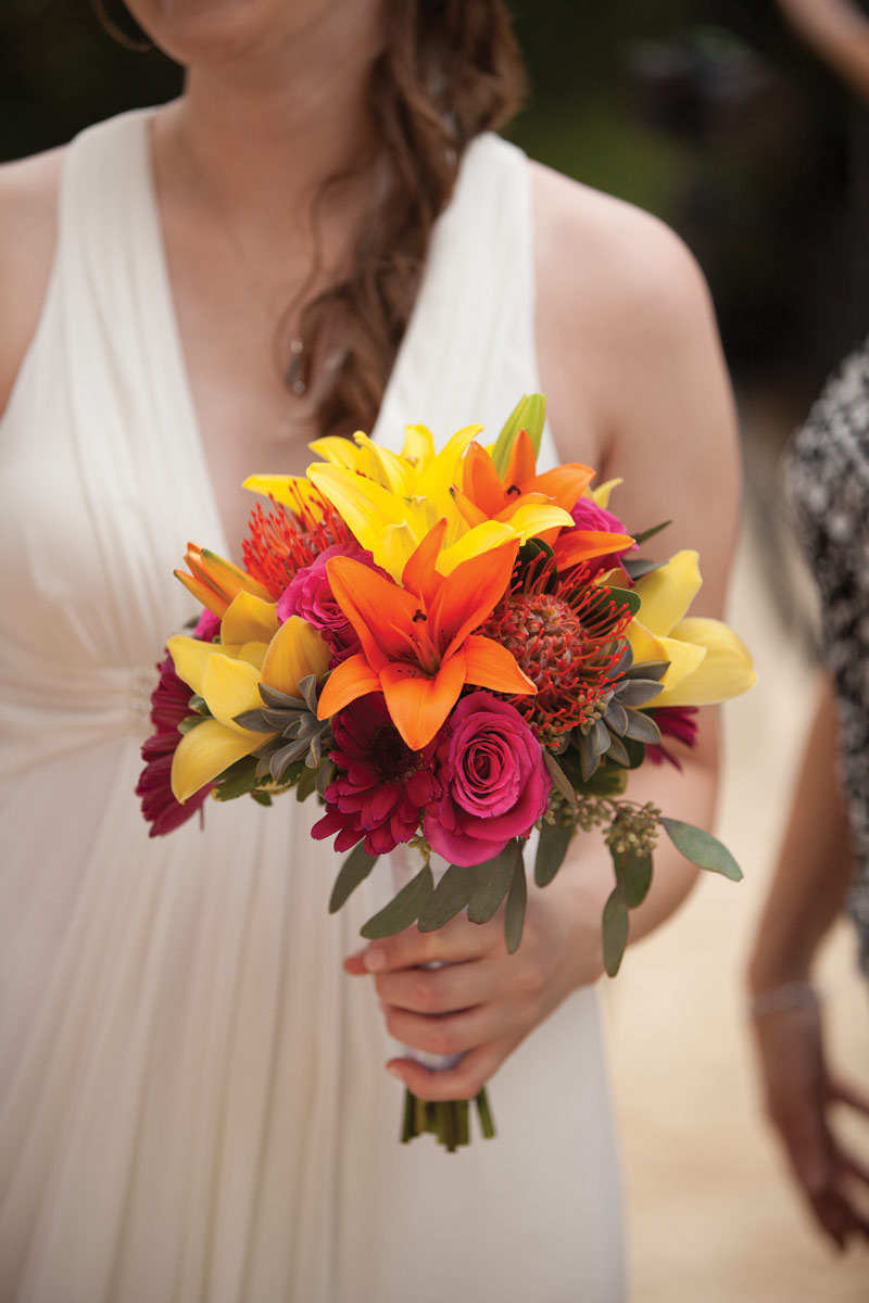 Bridal flower bouquet