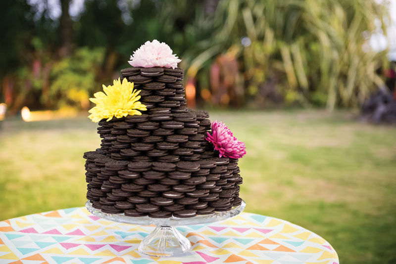 Pile of chocolate cookies